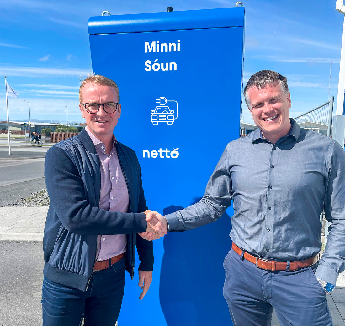 150 kW Hraðhleðslustöð opnar við Nettó í Grindavík