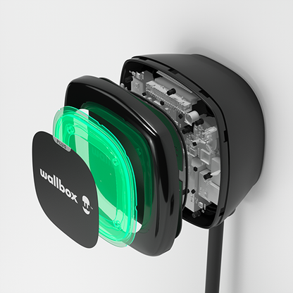 Wallbox Pulsar Plus & uppsetning - Snjallasta heimahleðslustöðin á markaðnum ásamt uppsetningu.
Ýttu hér til að sjá mál vörunar og nánari tæknilegar upplýsingar.
 
Hleðslugeta allt að 22kW (3 fasa)
5m