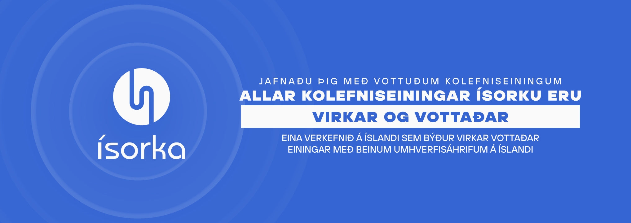 Fyrsta hleðslustöðvarfyrirækið sem býður 
virkar vottaðar kolefniseiningar í Evrópu.